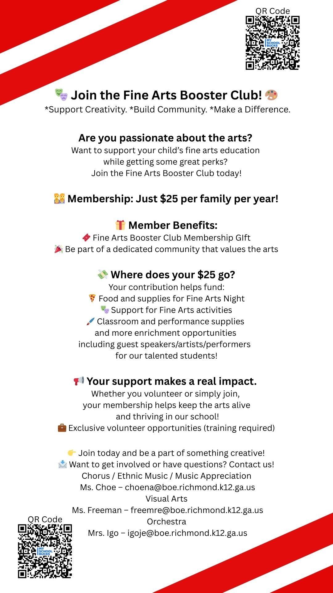 Fine Arts Booster Club